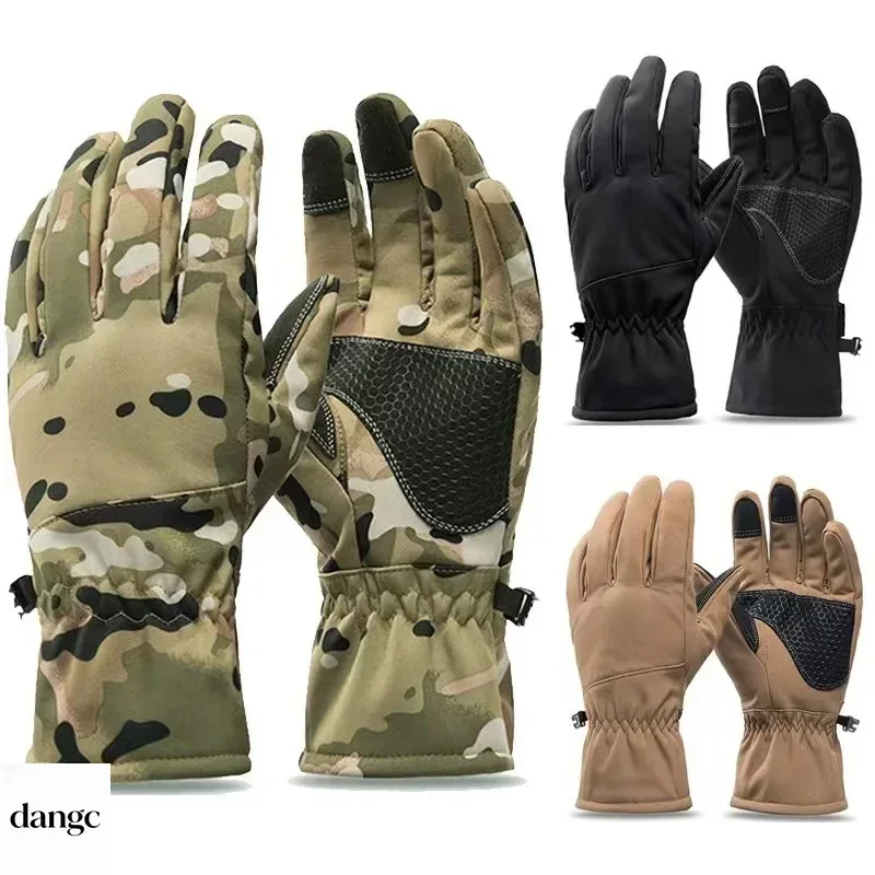 Fishing Gloves - Winter Waterproof Camouflage Hunting Gloves Non