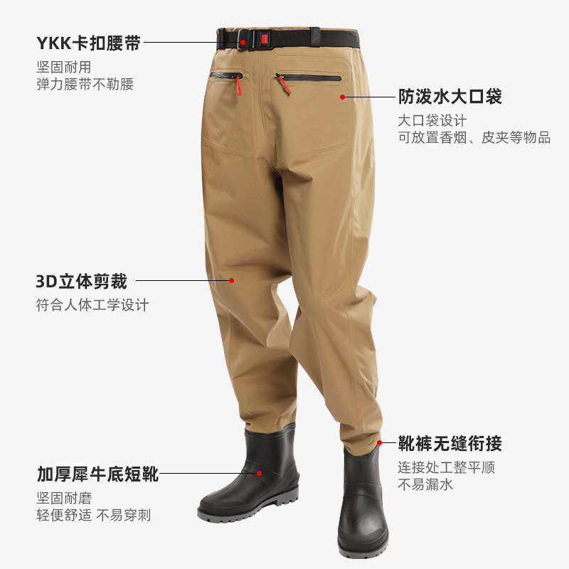 Luya equipment wading pants lo - Fishing Rain Suit ulasan dan harga