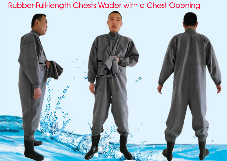 1mm Men Women Rubber Wader Sui - Fishing Rain Suit ulasan dan harga