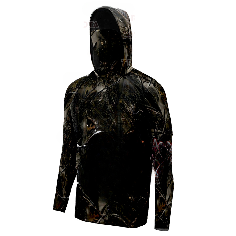 Fishing Clothes Camouflage Lon - Fishing Shirt Uv Protection ulasan dan harga